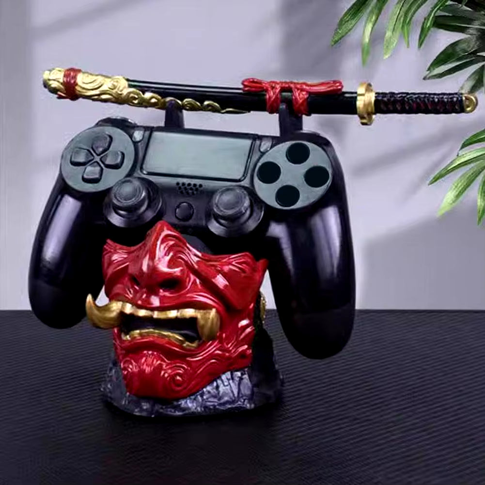 For Gaming Controller Holder One More Life Controller Holder Figure Headphone Stand for 4 Gamepad Bracket