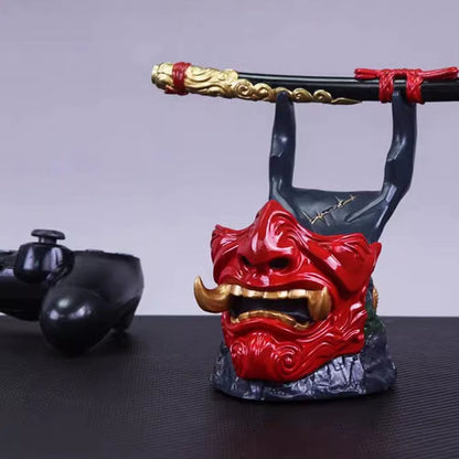 For Gaming Controller Holder One More Life Controller Holder Figure Headphone Stand for 4 Gamepad Bracket